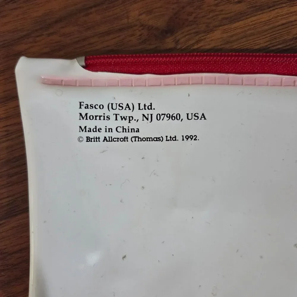 Vintage 1992 Thomas Tank Engine Train Pencil Case Eraser Ruler Pencil Sharpener
